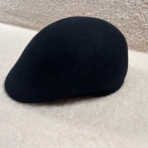 Country Gentleman Mens Hat XL Merino Wool Felt English Black Newsboy